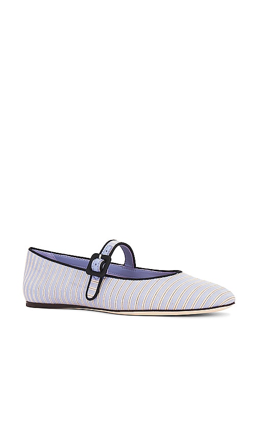 Loeffler Randall Ginger Flat in Blue