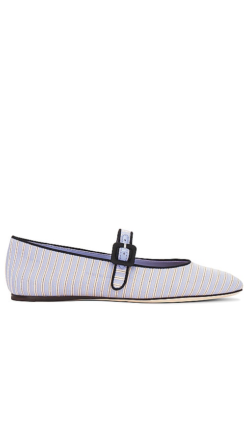 Loeffler Randall Ginger Flat in Blue - Loeffler Randall Ginger Flat en bleu - Loeffler Randall 蓝色姜黄色平底鞋 - Loeffler Randall Ginger Flat in Blau - Loeffler Randall 진저 플랫 블루 색상 - Loeffler Randall Ginger piatto in blu