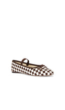 Loeffler Randall Leonie Flat in Chocolate,Cream