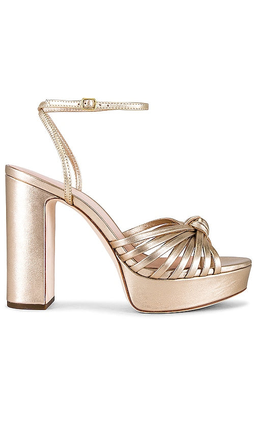 Loeffler Randall Rivka Platform Sandal in Metallic Gold - Loeffler Randall Sandale à plateforme Rivka en or métallisé - Loeffler Randall Rivka 金属金色厚底凉鞋 - Loeffler Randall Rivka Plateausandale in Metallic-Gold - Loeffler Randall Rivka 플랫폼 샌들 메탈릭 골드 소재 - Sandalo con plateau Loeffler Randall Rivka in oro metallizzato