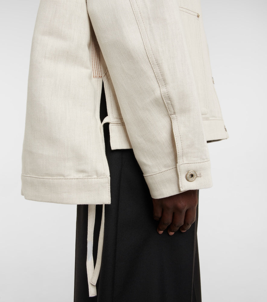 Loewe Anagram cotton and linen jacket