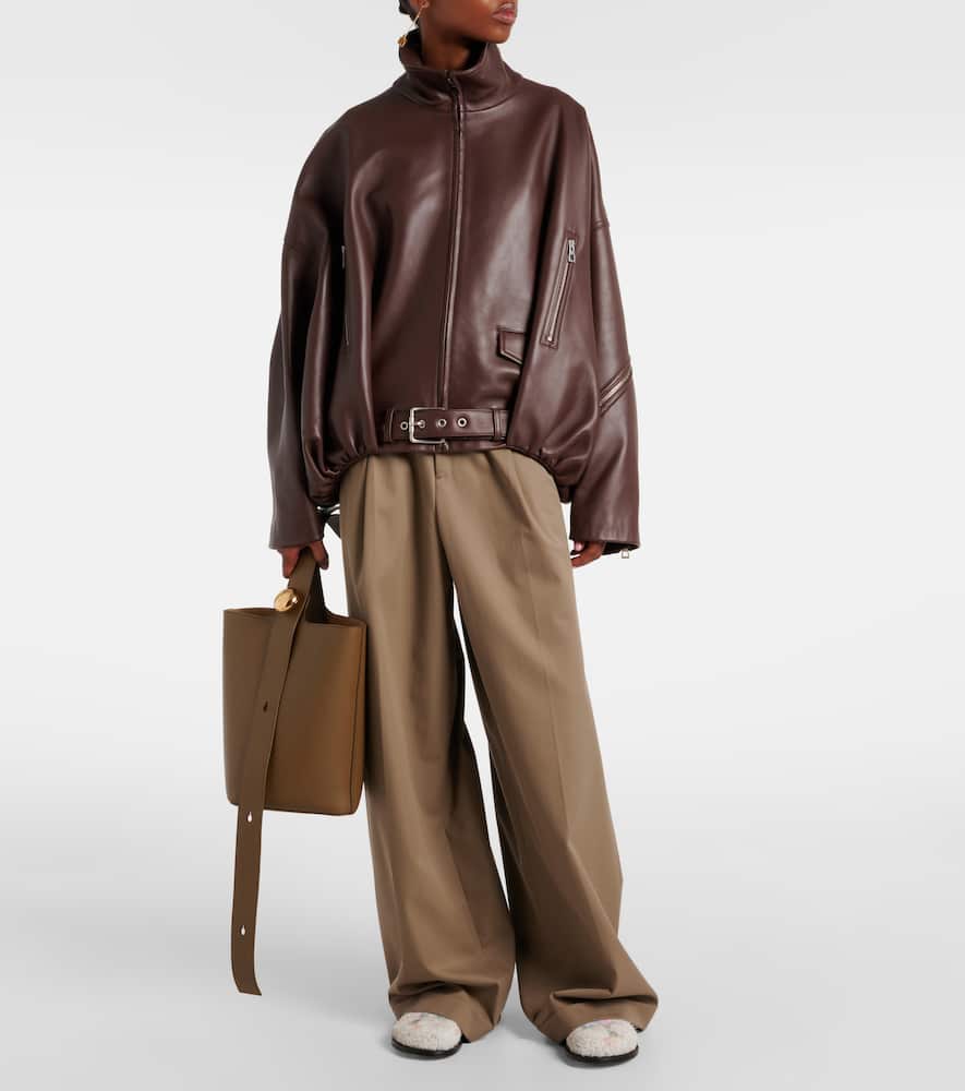 Loewe Balloon leather jacket