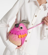 Loewe Bird Mini raffia crossbody bag