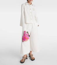 Loewe Bird Mini raffia crossbody bag