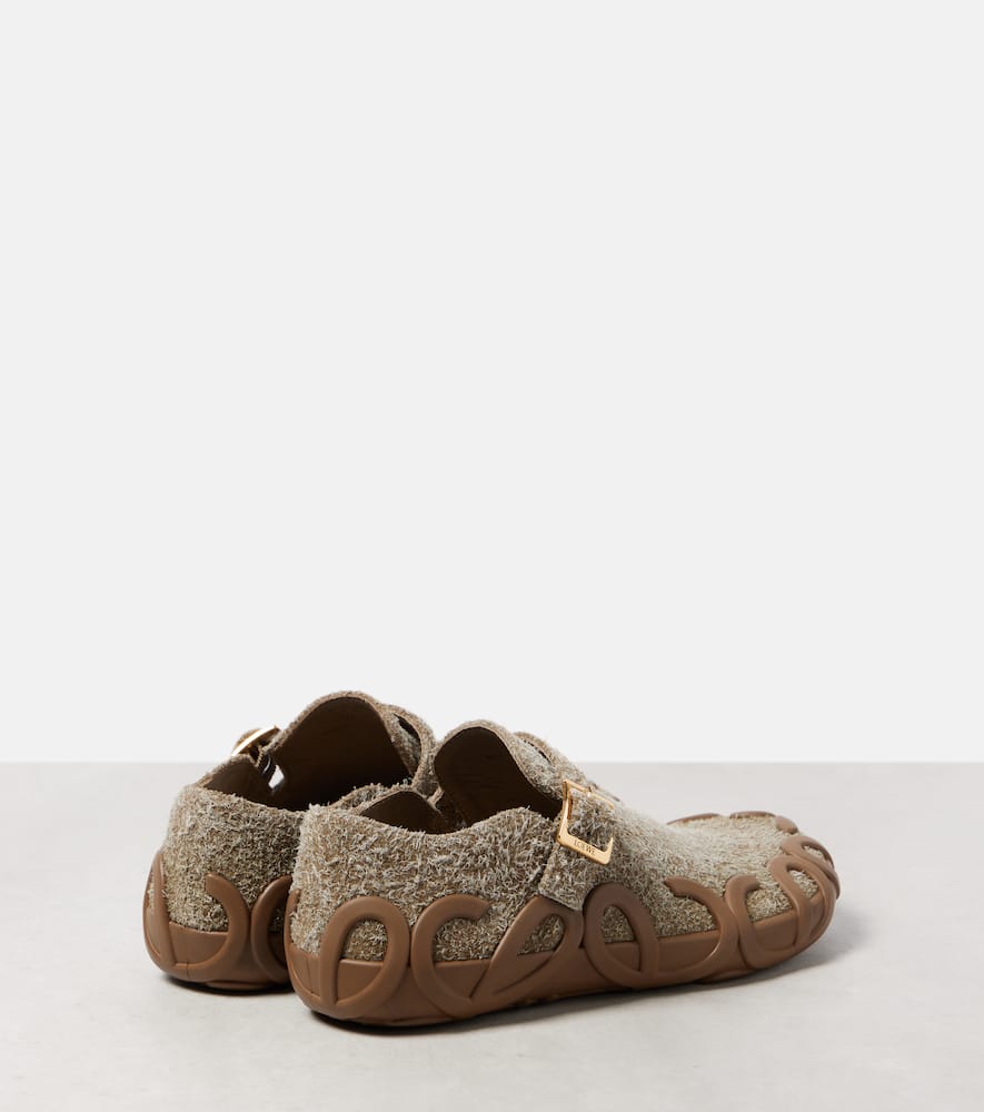 Loewe Brushed suede loafers