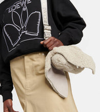 Loewe Bunny Small shearling shoulder bag