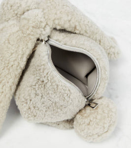 Loewe Bunny Small shearling shoulder bag