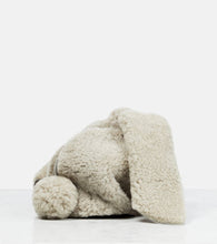Loewe Bunny Small shearling shoulder bag