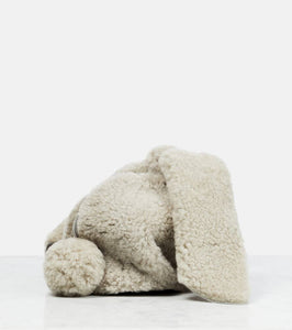 Loewe Bunny Small shearling shoulder bag