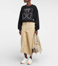Loewe Bunny Small shearling shoulder bag