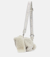 Loewe Bunny Small shearling shoulder bag. Shop Loewe Shoulder Bags for women now.