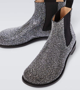Loewe Campo embellished leather Chelsea boots