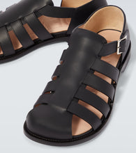 Loewe Campo leather fisherman sandals