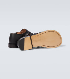 Loewe Campo leather fisherman sandals