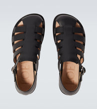 Loewe Campo leather fisherman sandals