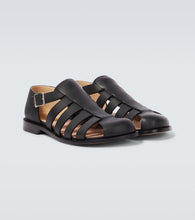 Loewe Campo leather fisherman sandals