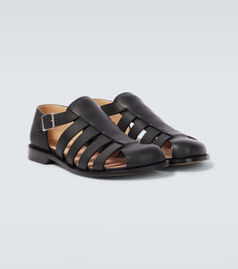 Loewe Campo leather fisherman sandals