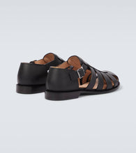 Loewe Campo leather fisherman sandals