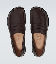 Loewe Campo leather penny loafers
