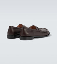 Loewe Campo leather penny loafers