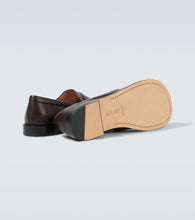 Loewe Campo leather penny loafers
