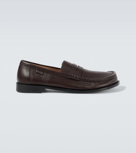 Loewe Campo leather penny loafers