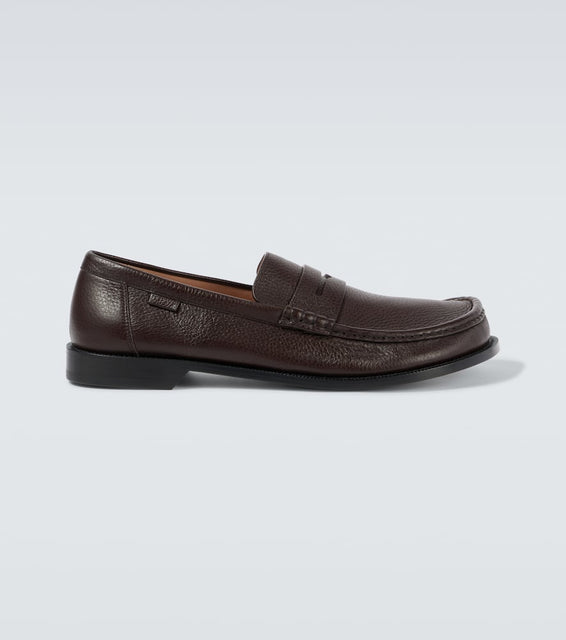 Loewe Campo leather penny loafers