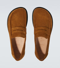 Loewe Campo suede loafers
