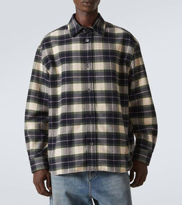 Loewe Checked cotton flannel shirt