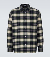 Loewe Checked cotton flannel shirt