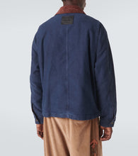 Loewe Corduroy-trimmed cotton jacket