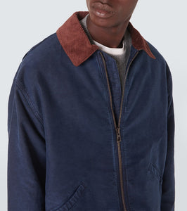 Loewe Corduroy-trimmed cotton jacket