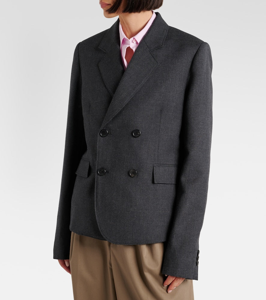 Loewe Cropped wool blazer