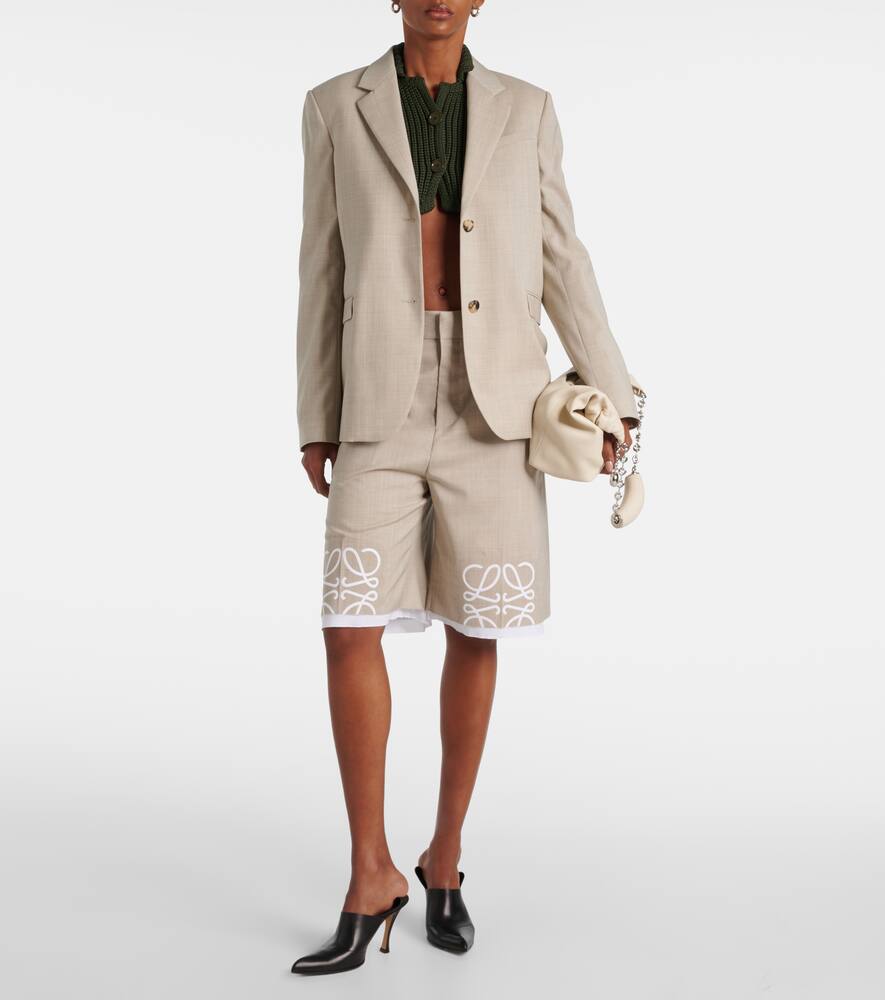Loewe Deconstructed wool blazer