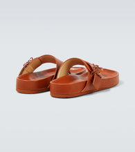 Loewe Ease Anagram leather thong sandals