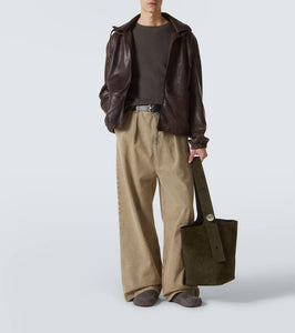 Loewe Ease suede mules