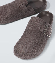 Loewe Ease suede mules