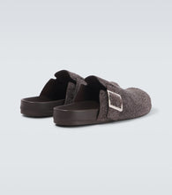 Loewe Ease suede mules