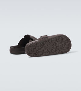Loewe Ease suede mules