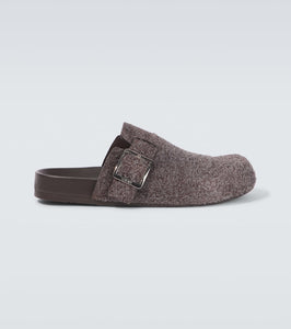 Loewe Ease suede mules