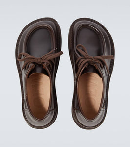Loewe Faro leather loafers