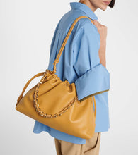 Loewe Flamenco Large leather clutch