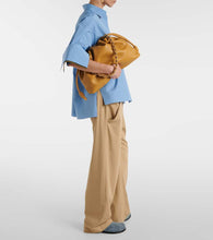 Loewe Flamenco Large leather clutch