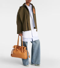 Loewe Flamenco Large leather clutch