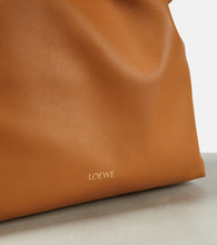 Loewe Flamenco Large leather clutch