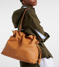 Loewe Flamenco Large leather clutch