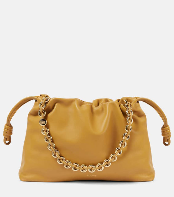 Loewe Flamenco Large leather clutch. Shop Loewe Shoulder Bags for women now.