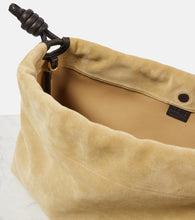 Loewe Flamenco Large suede clutch