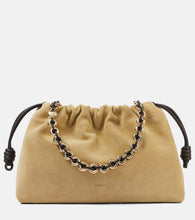 Loewe Flamenco Large suede clutch. Shop Loewe Shoulder Bags for women now.