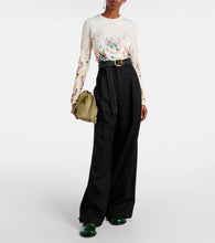 Loewe Flamenco Medium leather clutch